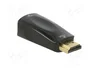 ART Convertidor D-Sub 15pin HD a HDMI Negro