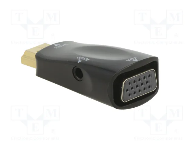 ART Convertidor D-Sub 15pin HD a HDMI Negro
