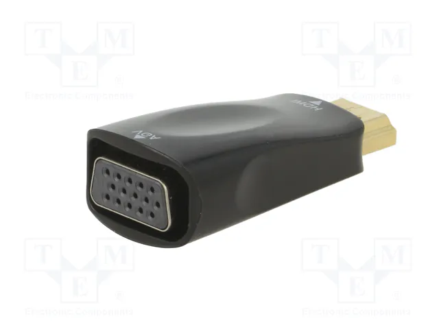 ART Convertidor D-Sub 15pin HD a HDMI Negro