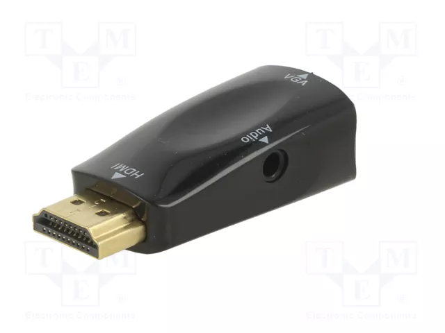 ART Convertidor D-Sub 15pin HD a HDMI Negro