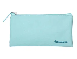 Liderpapel Estuche portatodo plano ancho azul celeste 200x100 mm