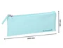 Liderpapel Estuche portatodo plano ancho azul celeste 200x100 mm