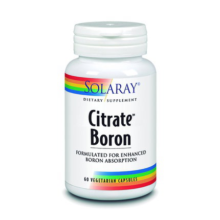 SOLARAY Boro Citrato 3 mg 60 Cápsulas Vegetales SOLARAY Boro Citrato 3 mg 60 Cápsulas Vegetales