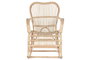 DKD Home Decor Mecedora Indonesia 1c24 Ratán Natural 102 x 90 x 64 cm