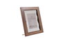 DKD Home Decor Set de 4 Marcos de Fotos 10x15 Natural MDF y Cristal