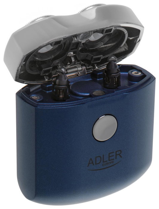 Adler AD 2937 Recortadora de Barba y Cabello Inalámbrica, Portátil, Carga USB C, Azul