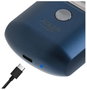 Adler AD 2937 Recortadora de Barba y Cabello Inalámbrica, Portátil, Carga USB C, Azul