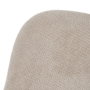 Silla Beige Giratorio Tejido-Metal 62 X 65 X 82 cm (Set de 2)