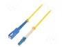 QOLTEC Cable de conexión de fibra óptica LC/UPC a SC/UPC 7m 9/125um