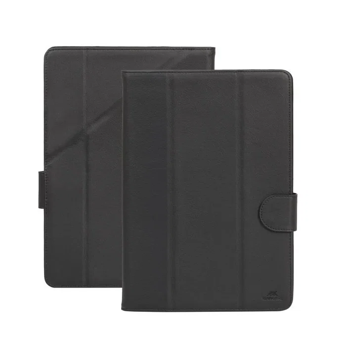 Rivacase 3137 Funda Folio Negra para Tablets de hasta 25.6 cm (10.1") - Compatible con iPad Air 2, Galaxy Tab S2, Sony Z4, Lenovo, Acer, Asus - Cierre Magnético, Resistente