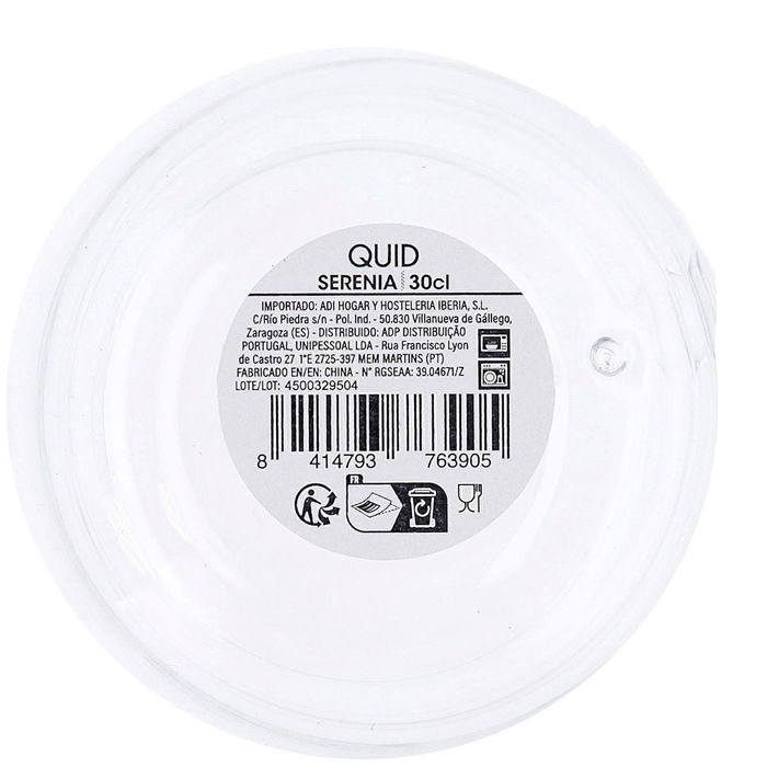 Taza Doble Pared Vidrio Serenia Quid 30 cL