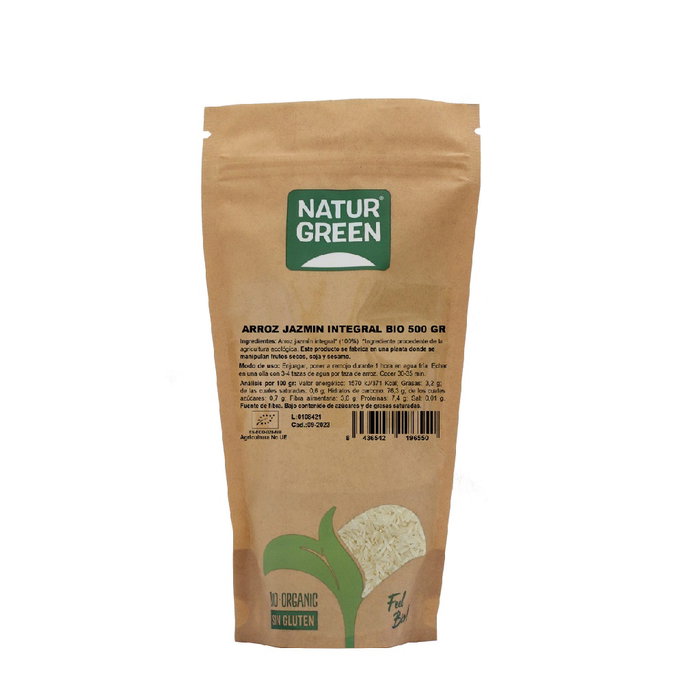 NATURGREEN Arroz Integral Jazmín Ecológico Bio 500 g NATURGREEN Arroz Integral Jazmín Ecológico Bio 500 g
