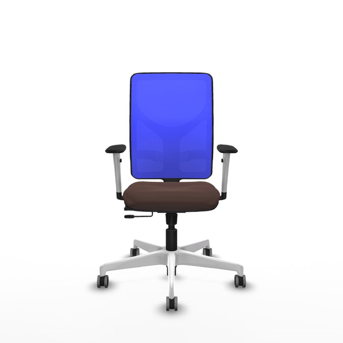 PIQUERAS Y CRESPO Silla de oficina Motilla con mecanismo Sincro/Traslack, Azul y Marrón oscuro PIQUERAS Y CRESPO Silla de oficina Motilla con mecanismo Sincro/Traslack, Azul y Marrón oscuro