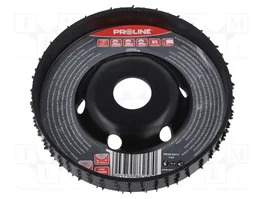 PROLINE Disco de desbaste de 120mm convexo con lima