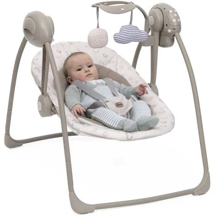 Chicco Columpio para Bebé de Tela - Comodidad y Juego - Color Vainilla