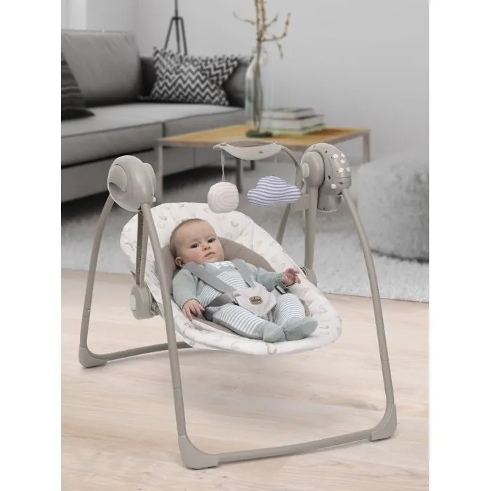 Chicco Columpio para Bebé de Tela - Comodidad y Juego - Color Vainilla