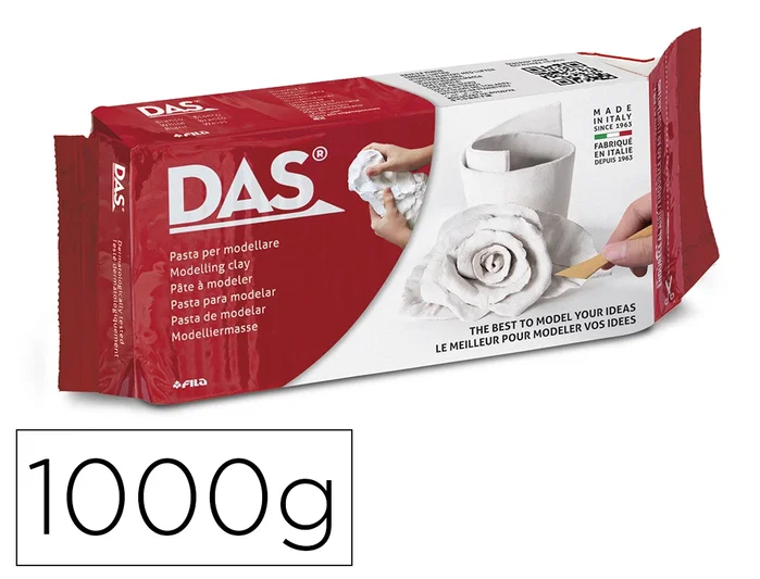 DAS Pasta para modelar blanca 1 kg
