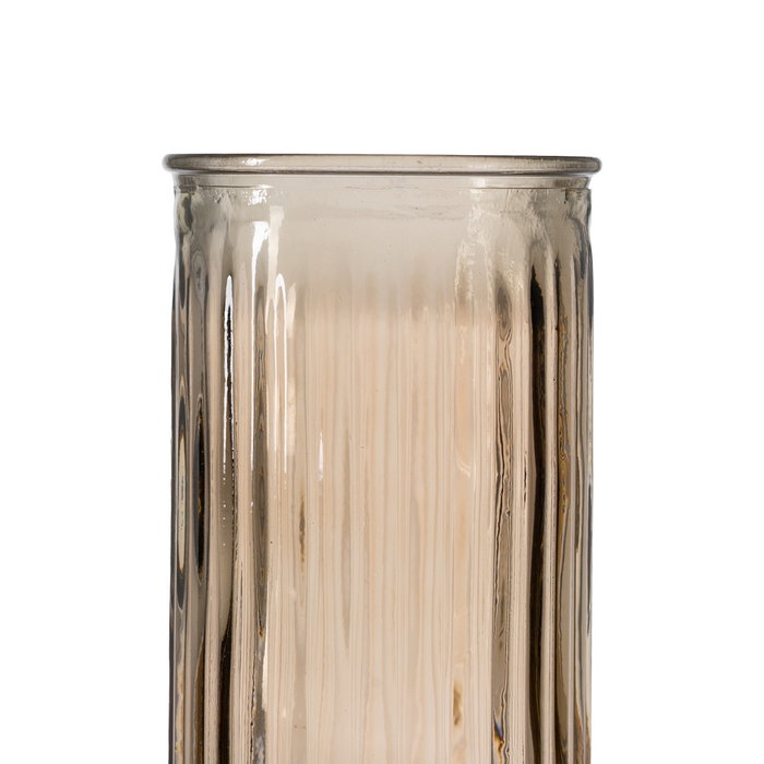 Florero Champán Vidrio Reciclado We Care 11 X 11 X 28 cm