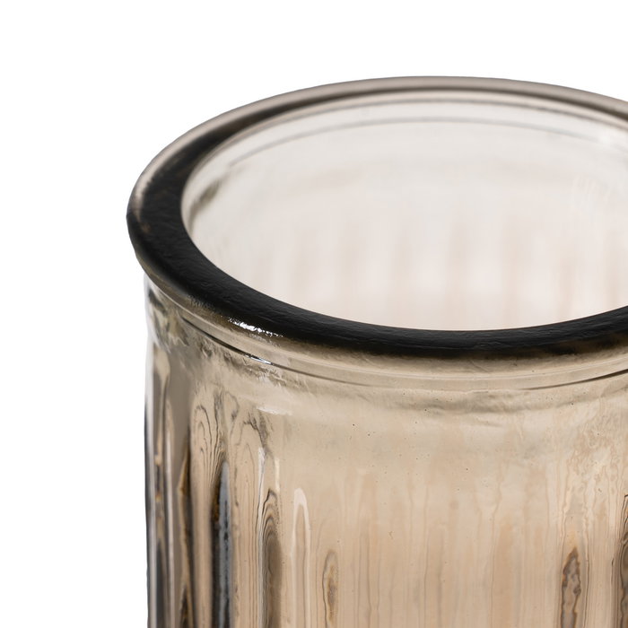 Florero Champán Vidrio Reciclado We Care 11 X 11 X 28 cm