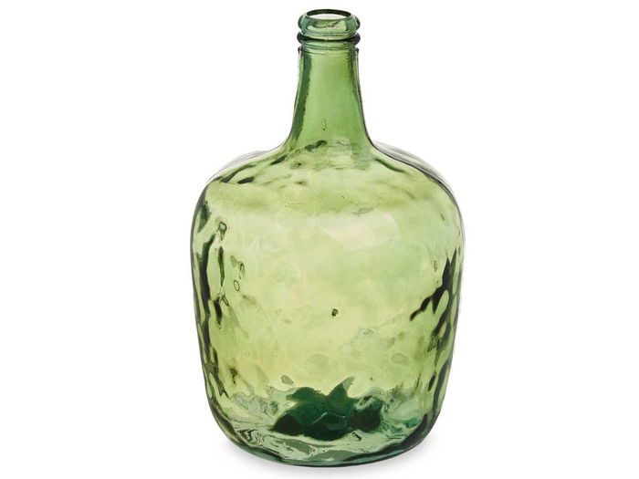 Giftdecor Botella Decorativa Vidrio Lisa 8L Verde 22x37.5x22cm (Set de 2)