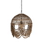 Lámpara Techo Cuentas Natural 47 X 47 X 52 cm