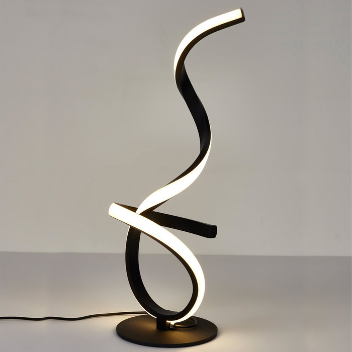 Home Deco Factory Lámpara LED Negra de Diseño