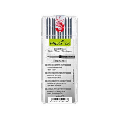 Pica Pica DRY Refills Graphite 2B de 2.8 mm Pica Pica DRY Refills Graphite 2B de 2.8 mm
