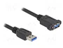DeLOCK Cable USB Tipo-A macho a USB Tipo-A hembra 1 m negro