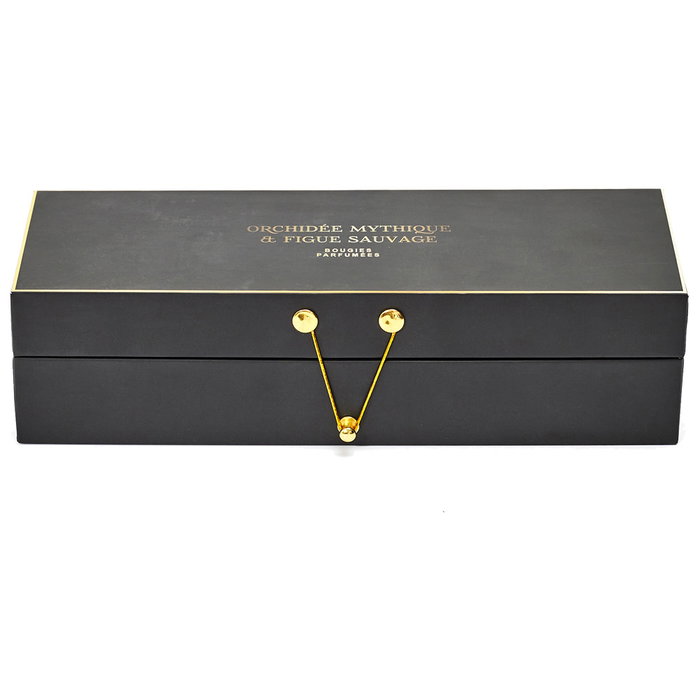 Home Deco Factory Juego de 4 Velas Perfumadas Orquídea y Higo en Vaso de Vidrio Set 60g