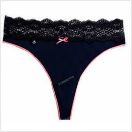 XULA Sophie Black Tanga Talla XL