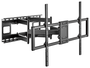 Aisens Soporte Pro Giratorio, Inclinable y Nivelable para TV de 60-120 pulgadas, Negro