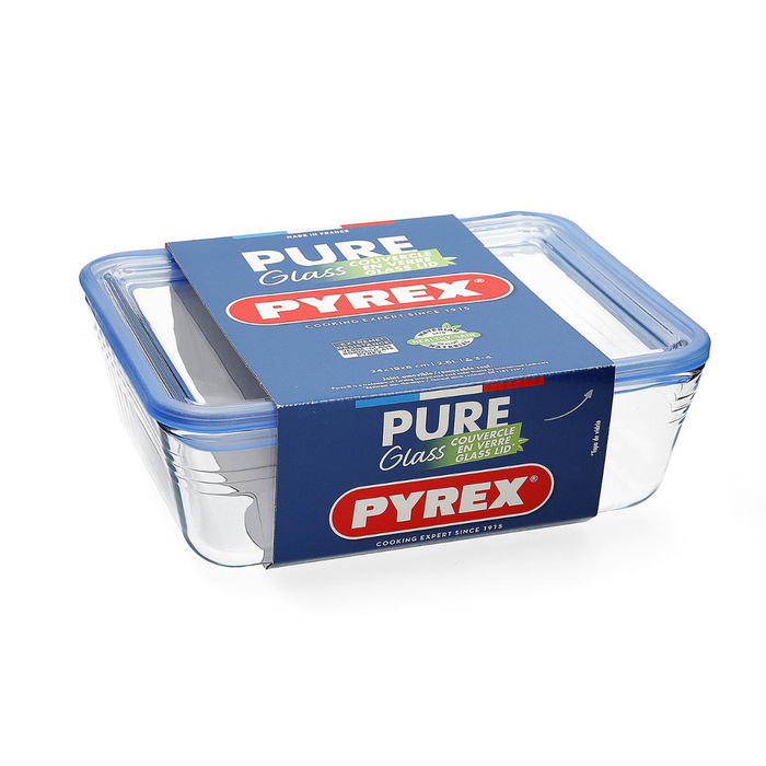 Hermético Rectangular Boro Pure Glass Pyrex® 24x19x8 cm - 2,6 L