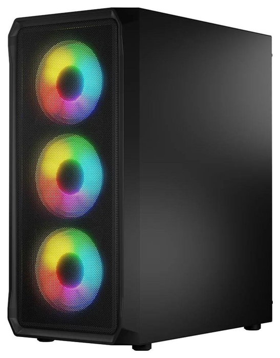 Caja Semitorre ATX Logic PORTOS ARGB Blanco Negro
