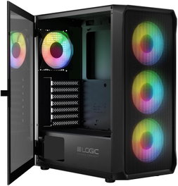 Logic Portos ARGB Midi negro