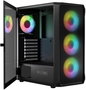 Caja Semitorre ATX Logic PORTOS ARGB Blanco Negro