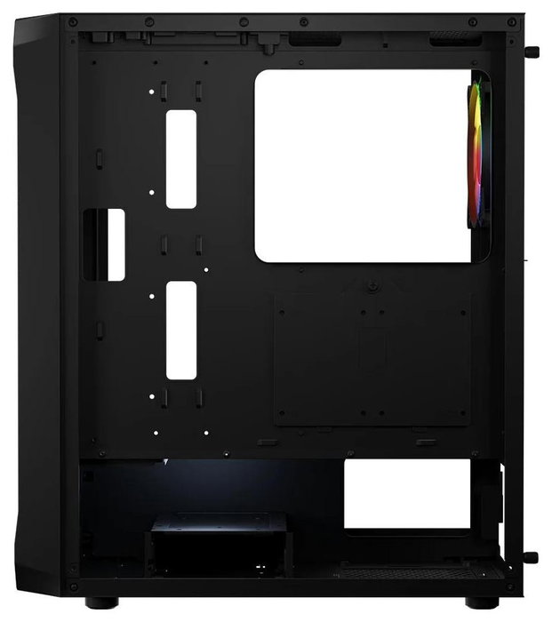 Caja Semitorre ATX Logic PORTOS ARGB Blanco Negro