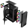Caja Semitorre ATX Logic PORTOS ARGB Blanco Negro