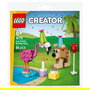 LEGO Creator 30715 Niedliche Tiere Feiern Geburtstag (Polybag) - Juego de Construcción de Animales para Fiestas, 64 Piezas, Recomendado +6 Años
