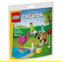 LEGO Creator 30715 Niedliche Tiere Feiern Geburtstag (Polybag) - Juego de Construcción de Animales para Fiestas, 64 Piezas, Recomendado +6 Años