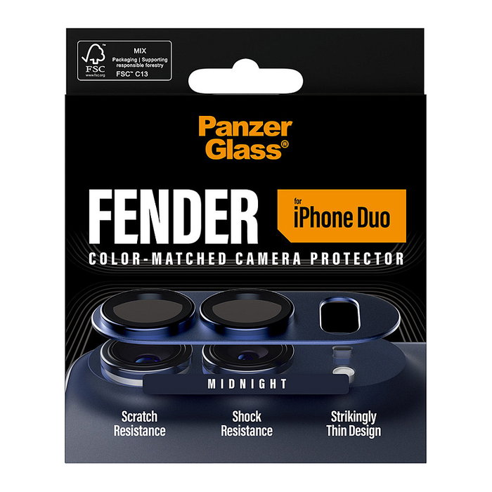 Panzerglass Protector de lente de cámara fender para iPhone 18, Night Sky