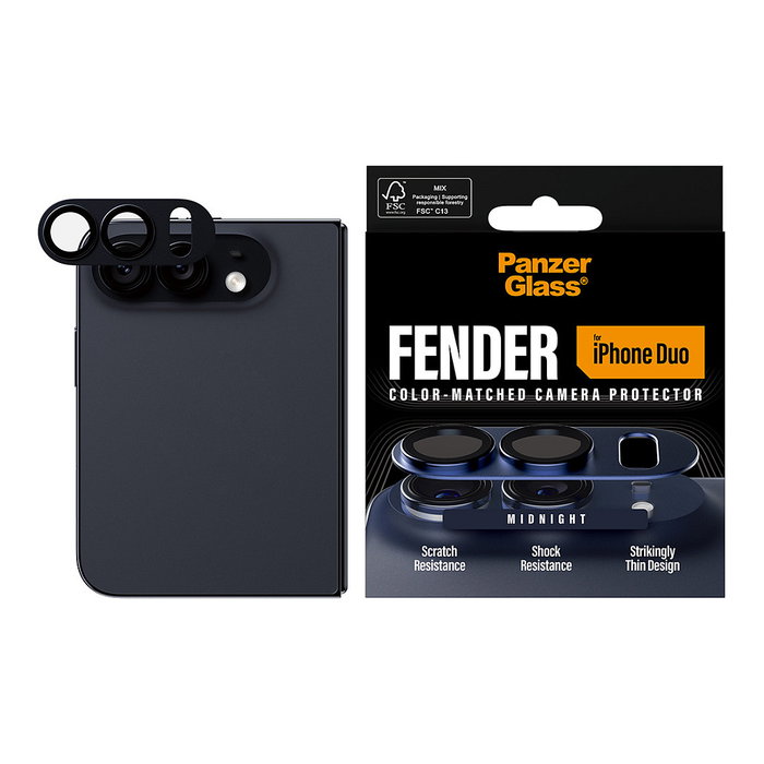 Panzerglass Protector de lente de cámara fender para iPhone 18, Night Sky