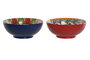DKD Home Decor Ensaladera de Gres Mandala23 Multicolor 20x20x7,6 cm (Pack de 2) SKU: B1AGNBG86B
