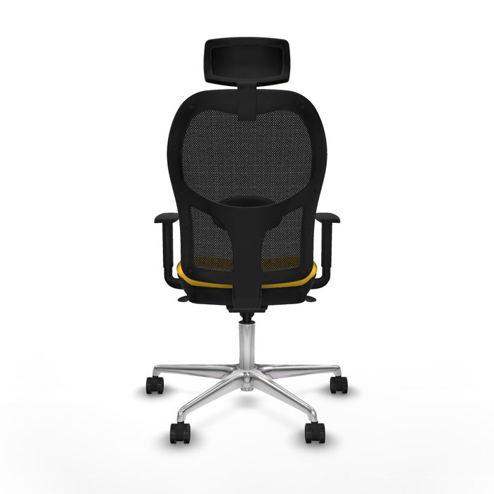 PIQUERAS Y CRESPO Silla de oficina Jorquera con mecanismo Sincro, Amarillo y Negro PIQUERAS Y CRESPO Silla de oficina Jorquera con mecanismo Sincro, Amarillo y Negro