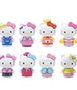 YuMe Toys Sanrio Hello Kitty Mini-Doll Cute Outfits Series Expositor de 12 Minifiguras