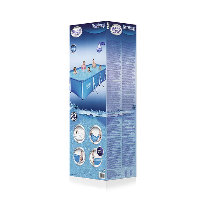 Bestway Piscina Rigida Adulto 400x211x81 cm Jardin 56405