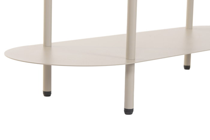 DKD Home Decor Estantería Urban Cream 30 x 150 x 90 cm 5 Estantes Hierro Desmontable
