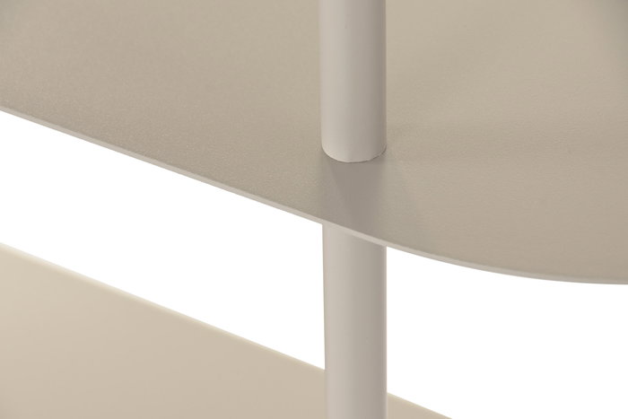 DKD Home Decor Estantería Urban Cream 30 x 150 x 90 cm 5 Estantes Hierro Desmontable