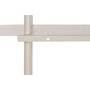 DKD Home Decor Estantería de Hierro 90x30x150 KD Crema