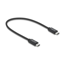 DeLOCK Cable USB4 Gen 3x2 USB-C a USB-C 40 Gbps 240 W 0,5 m Negro