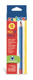 Lapiz De Grafito Carioca Maxi Triangular - Hb Caja De 12